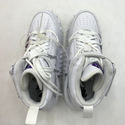 【中古品】【メンズ】 NIKE ナイキ × OFF-WHITE オフホワイト 別注 コラボ AIR FORCE 1 MID GRAFFITI DR0500-100 エアフォース1 ミッド スニーカー 靴 シューズ 160-260627-ko-03-tei サイズ：29cm カラー：ホワイト 万代Net店