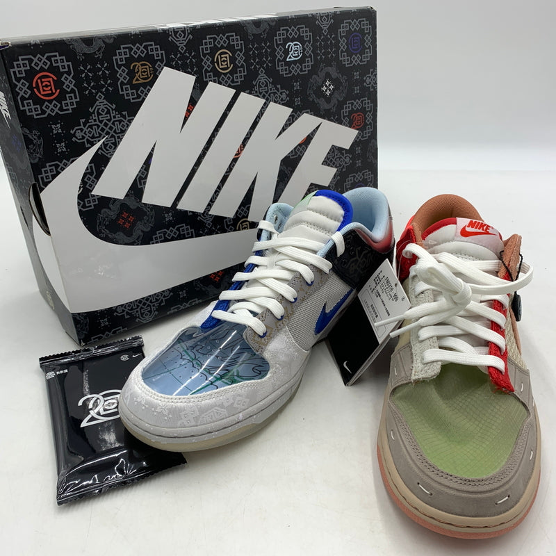 【中古品】【メンズ】 NIKE ナイキ × CLOT クロット 別注 コラボ DUNK LOW SP WHAT THE CLOT FN0316-999 ダンク ローSP スニーカー 靴 シューズ 160-260627-ko-02-tei サイズ：28.5cm カラー：マルチ 万代Net店
