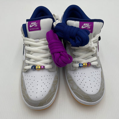 【中古品】【メンズ】 NIKE SB ナイキ エスビー × RAYSSA LEAL ライッサ レアウ DUNK LOW PRM PURE PLATINUM AND VIVID PURPLE FZ5251-001 ダンク ロー スニーカー 160-260629-sa-17-tei サイズ：29.5 カラー：ホワイトパープル 万代Net店