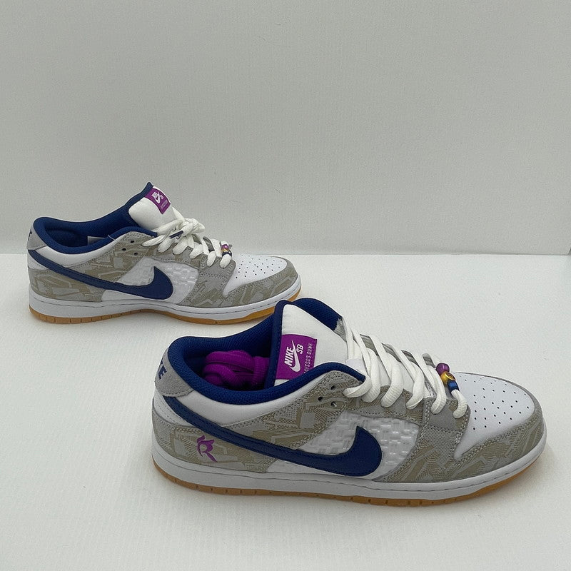 【中古品】【メンズ】 NIKE SB ナイキ エスビー × RAYSSA LEAL ライッサ レアウ DUNK LOW PRM PURE PLATINUM AND VIVID PURPLE FZ5251-001 ダンク ロー スニーカー 160-260629-sa-17-tei サイズ：29.5 カラー：ホワイトパープル 万代Net店