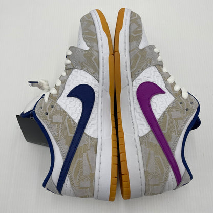 【中古品】【メンズ】 NIKE SB ナイキ エスビー × RAYSSA LEAL ライッサ レアウ DUNK LOW PRM PURE PLATINUM AND VIVID PURPLE FZ5251-001 ダンク ロー スニーカー 160-260629-sa-17-tei サイズ：29.5 カラー：ホワイトパープル 万代Net店