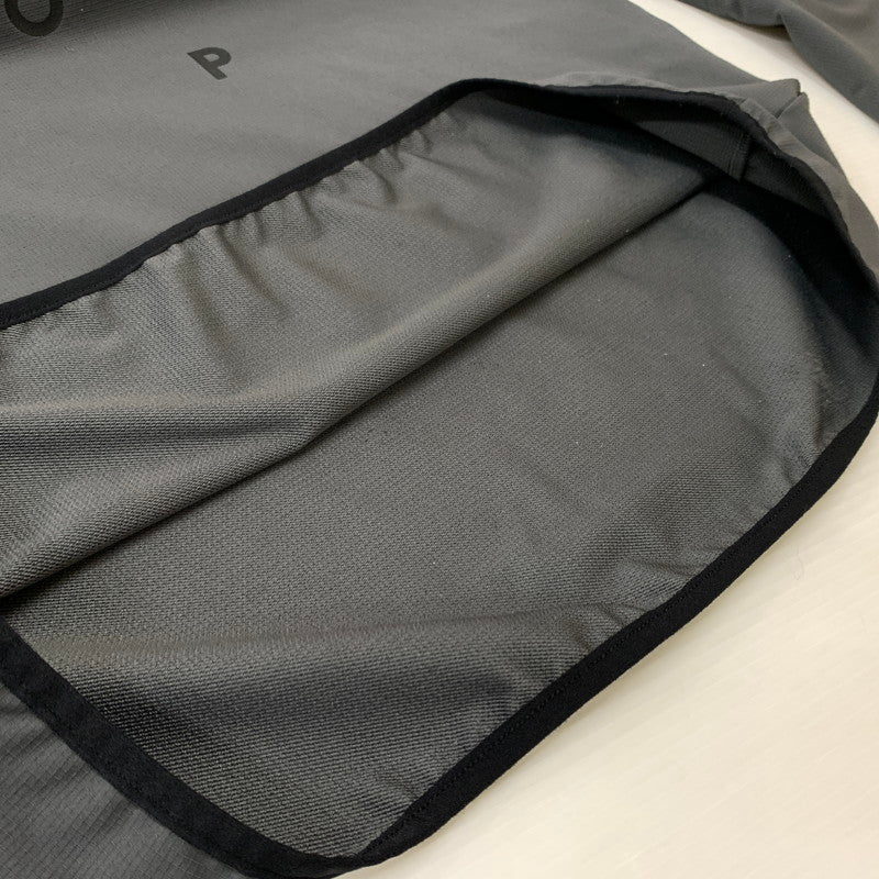 【中古品】【メンズ】 adidas アディダス × POP ポップ 別注 コラボ THERMAL LONG SLEEVE JERSEY HN9132 サーマル ロングスリーブ ジャージー トップス トラック ハーフジップジャケット 148-260410-ko-12-tei サイズ：L カラー：グレー 万代Net店