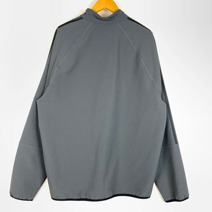 【中古品】【メンズ】 adidas アディダス × POP ポップ 別注 コラボ THERMAL LONG SLEEVE JERSEY HN9132 サーマル ロングスリーブ ジャージー トップス トラック ハーフジップジャケット 148-260410-ko-12-tei サイズ：L カラー：グレー 万代Net店