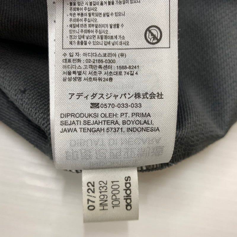 【中古品】【メンズ】 adidas アディダス × POP ポップ 別注 コラボ THERMAL LONG SLEEVE JERSEY HN9132 サーマル ロングスリーブ ジャージー トップス トラック ハーフジップジャケット 148-260410-ko-12-tei サイズ：L カラー：グレー 万代Net店