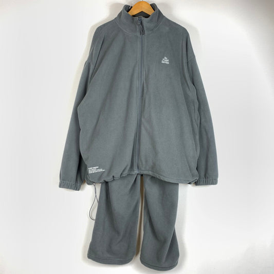 【中古品】【メンズ】 FRESH SERVICE フレッシュサービス FLEECE TRACKSUIT SET UP FSR243-90134 フリース トラックスーツ セットアップ フリースジャケット フリースパンツ 140-260410-ko-25-tei サイズ：L カラー：グレー 万代Net店