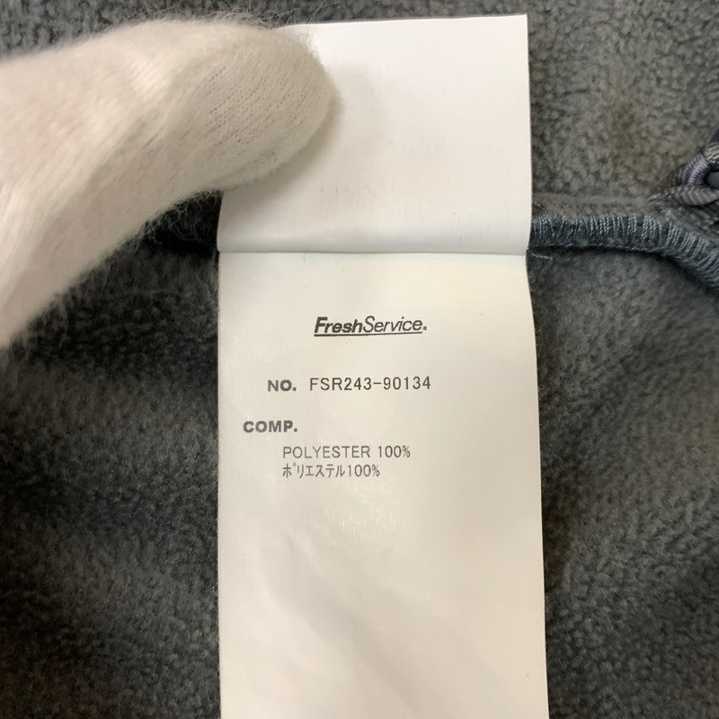 【中古品】【メンズ】 FRESH SERVICE フレッシュサービス FLEECE TRACKSUIT SET UP FSR243-90134 フリース トラックスーツ セットアップ フリースジャケット フリースパンツ 140-260410-ko-25-tei サイズ：L カラー：グレー 万代Net店