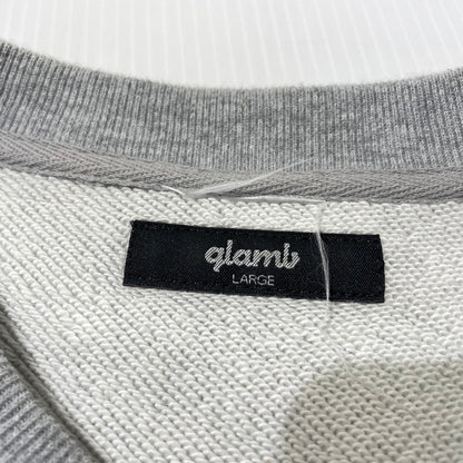 【中古品】【メンズ】 GLAMB グラム × 龍が如く8 別注コラボ CHITOSE FUJINOMIYA SWEAT GB0324 LD06 チトセフジノミヤ スウェット 長袖 トップス トレーナー 142-260915-yo-10-teih サイズ：L カラー：グレー 万代Net店