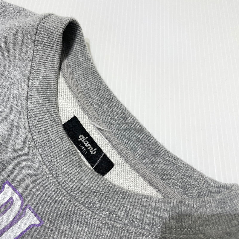 【中古品】【メンズ】 GLAMB グラム × 龍が如く8 別注コラボ CHITOSE FUJINOMIYA SWEAT GB0324 LD06 チトセフジノミヤ スウェット 長袖 トップス トレーナー 142-260915-yo-10-teih サイズ：L カラー：グレー 万代Net店