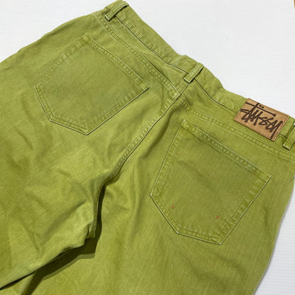【中古品】【メンズ】 OVERDYED BIG OL' JEAN 116577 オーバダイ ビッグオール ジーンズ ボトムス デニムパンツ 153-260408-yo-05-fuzh サイズ：34 カラー：グリーン 万代Net店