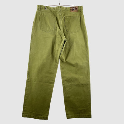 【中古品】【メンズ】 OVERDYED BIG OL' JEAN 116577 オーバダイ ビッグオール ジーンズ ボトムス デニムパンツ 153-260408-yo-05-fuzh サイズ：34 カラー：グリーン 万代Net店
