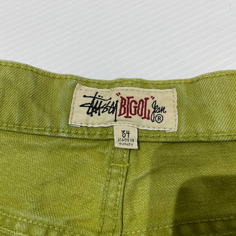 【中古品】【メンズ】 OVERDYED BIG OL' JEAN 116577 オーバダイ ビッグオール ジーンズ ボトムス デニムパンツ 153-260408-yo-05-fuzh サイズ：34 カラー：グリーン 万代Net店
