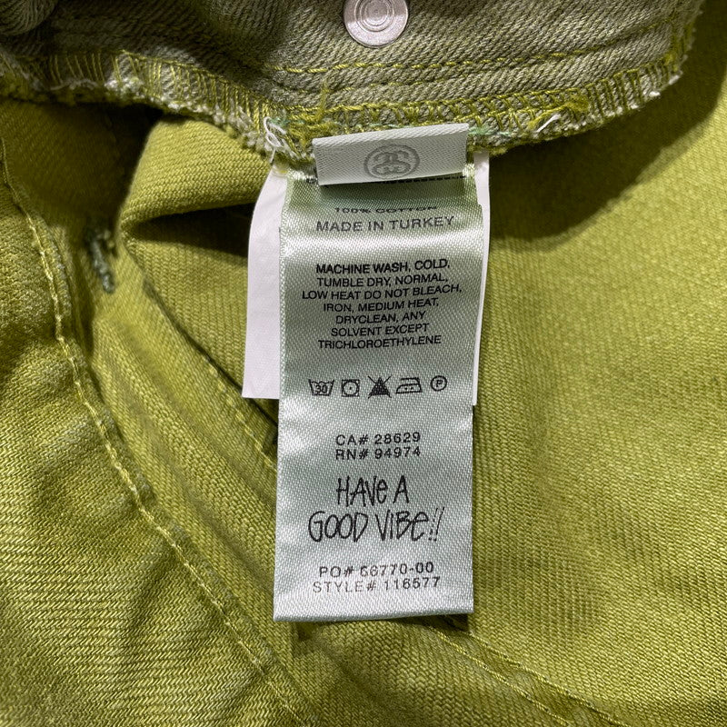 【中古品】【メンズ】 OVERDYED BIG OL' JEAN 116577 オーバダイ ビッグオール ジーンズ ボトムス デニムパンツ 153-260408-yo-05-fuzh サイズ：34 カラー：グリーン 万代Net店
