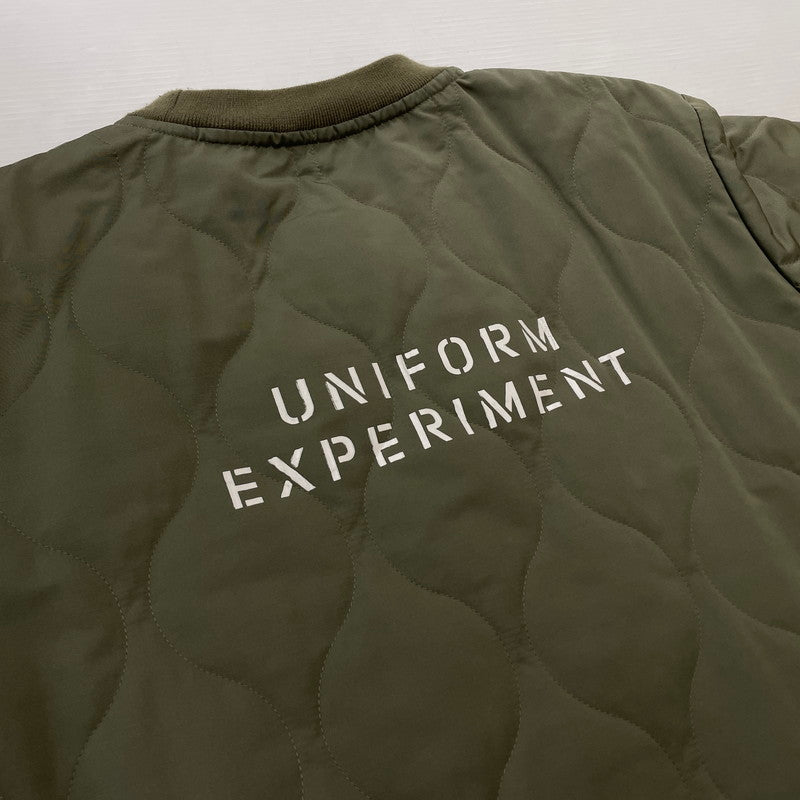 【中古品】【メンズ】 uniform experiment ユニフォームエクスペリメント QUILTING PULLOVER SMOCK UE-202018 キルティング プルオーバー スモック アウター 142-260806-ss-10-tei サイズ：3 カラー：カーキ 万代Net店