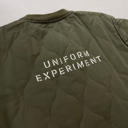 【中古品】【メンズ】 uniform experiment ユニフォームエクスペリメント QUILTING PULLOVER SMOCK UE-202018 キルティング プルオーバー スモック アウター 142-260806-ss-10-tei サイズ：3 カラー：カーキ 万代Net店