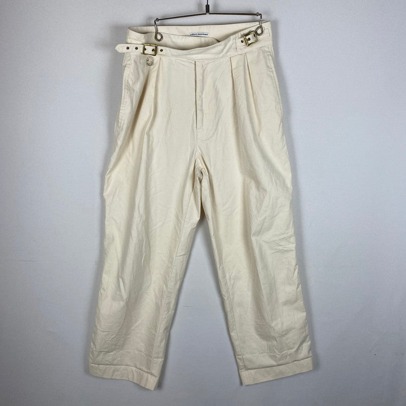 【中古品】【メンズ】 uniform experiment ユニフォームエクスペリメント GURKHA PANTS UE-250007 グルカ パンツ ボトムス 153-260410-ks-13-tei サイズ：2 カラー：WHITE 万代Net店