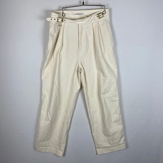 【中古品】【メンズ】 uniform experiment ユニフォームエクスペリメント GURKHA PANTS UE-250007 グルカ パンツ ボトムス 153-260410-ks-13-tei サイズ：2 カラー：WHITE 万代Net店