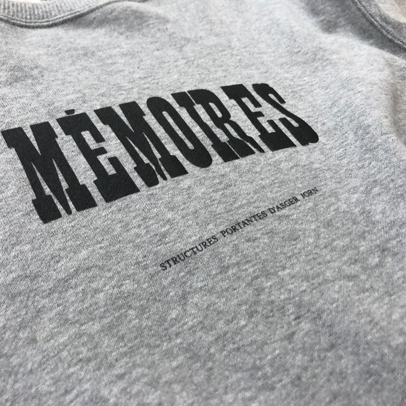 【中古品】【メンズ】 UNIFORM EXPERIMENT ユニフォーム エクスペリメント ASGER JORN MEMOIRES CREWNECK SWEAT UE-210091 メモワール クルーネック スウェット トップス トレーナー 142-260702-sa-17-tei サイズ：4 カラー：グレー 万代Net店