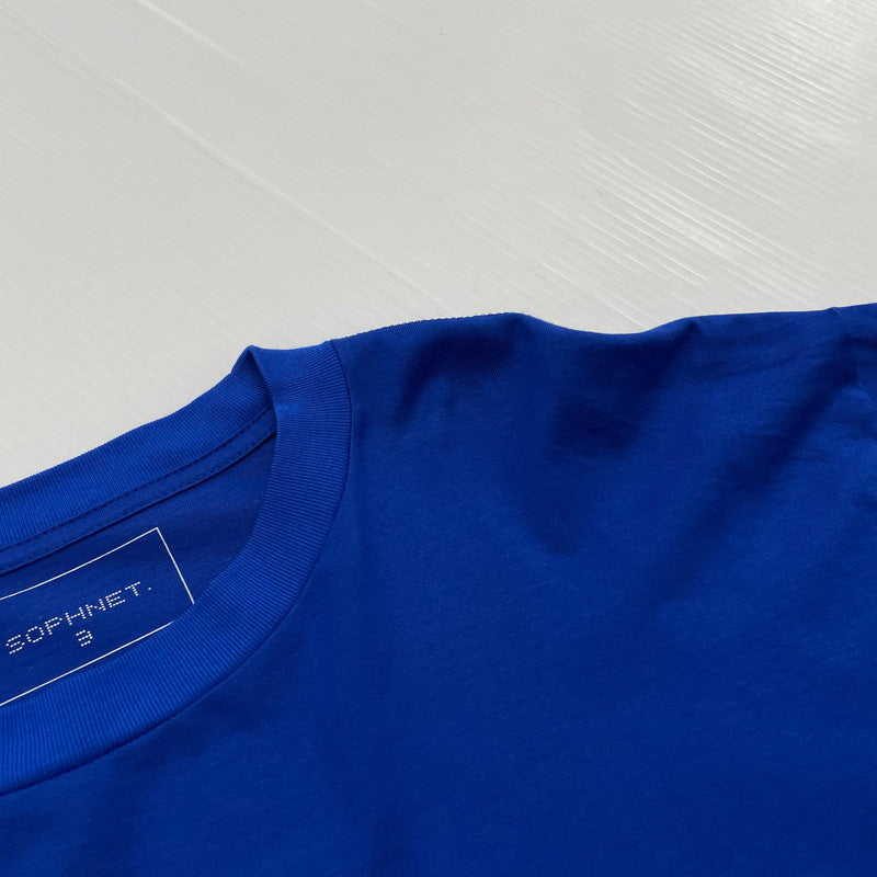 【中古品】【メンズ】 SOPH. ソフネット STOCKHOLM. L/S TEE SPNT-252068 ストックホルム ロングスリーブ Tシャツ 長袖 トップス 142-260623-yo-07-tei サイズ：3 カラー：ブルー 万代Net店