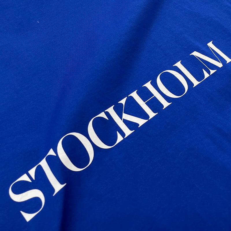 【中古品】【メンズ】 SOPH. ソフネット STOCKHOLM. L/S TEE SPNT-252068 ストックホルム ロングスリーブ Tシャツ 長袖 トップス 142-260623-yo-07-tei サイズ：3 カラー：ブルー 万代Net店