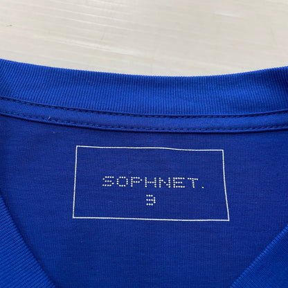 【中古品】【メンズ】 SOPH. ソフネット STOCKHOLM. L/S TEE SPNT-252068 ストックホルム ロングスリーブ Tシャツ 長袖 トップス 142-260623-yo-07-tei サイズ：3 カラー：ブルー 万代Net店