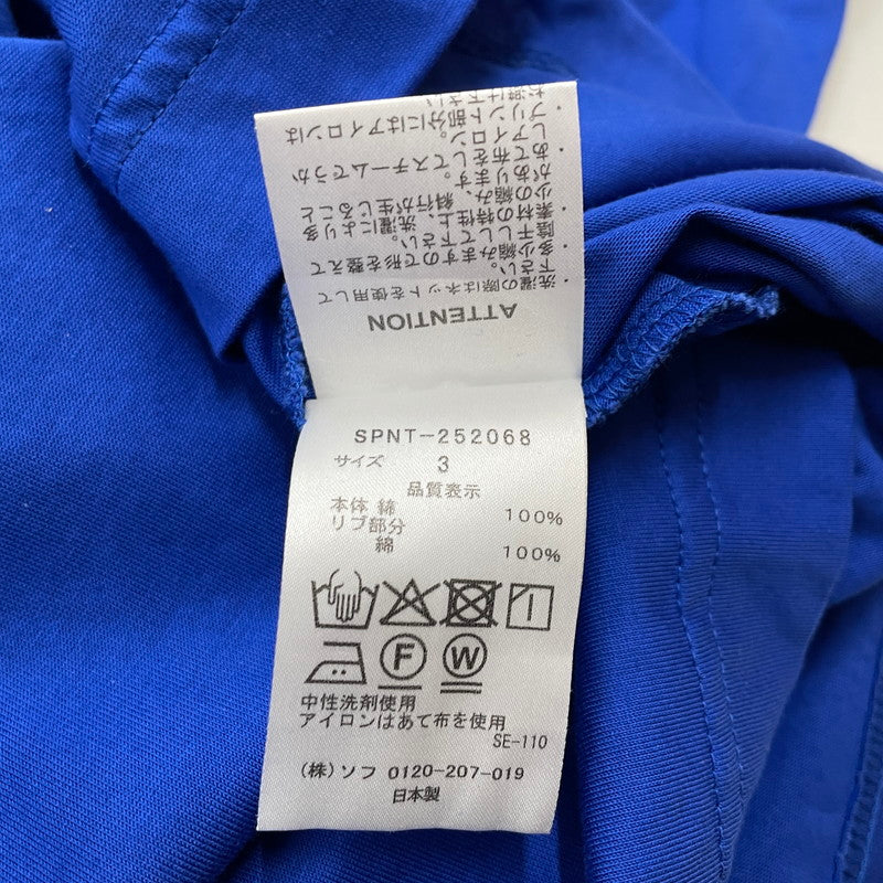 【中古品】【メンズ】 SOPH. ソフネット STOCKHOLM. L/S TEE SPNT-252068 ストックホルム ロングスリーブ Tシャツ 長袖 トップス 142-260623-yo-07-tei サイズ：3 カラー：ブルー 万代Net店
