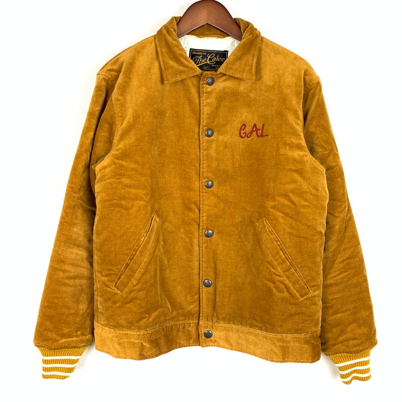【中古品】【メンズ】 CALEE キャリー VELOUR JACKET ベロア ジャケット ライトアウター コットンジャケット 142-260410-ko-14-tei サイズ：M カラー：ブラウン 万代Net店