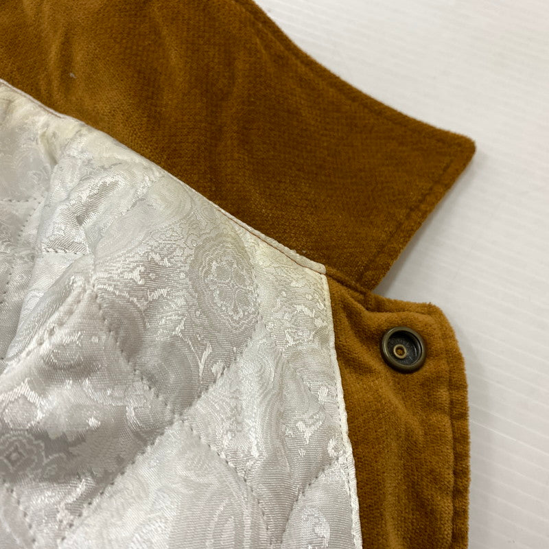 【中古品】【メンズ】 CALEE キャリー VELOUR JACKET ベロア ジャケット ライトアウター コットンジャケット 142-260410-ko-14-tei サイズ：M カラー：ブラウン 万代Net店