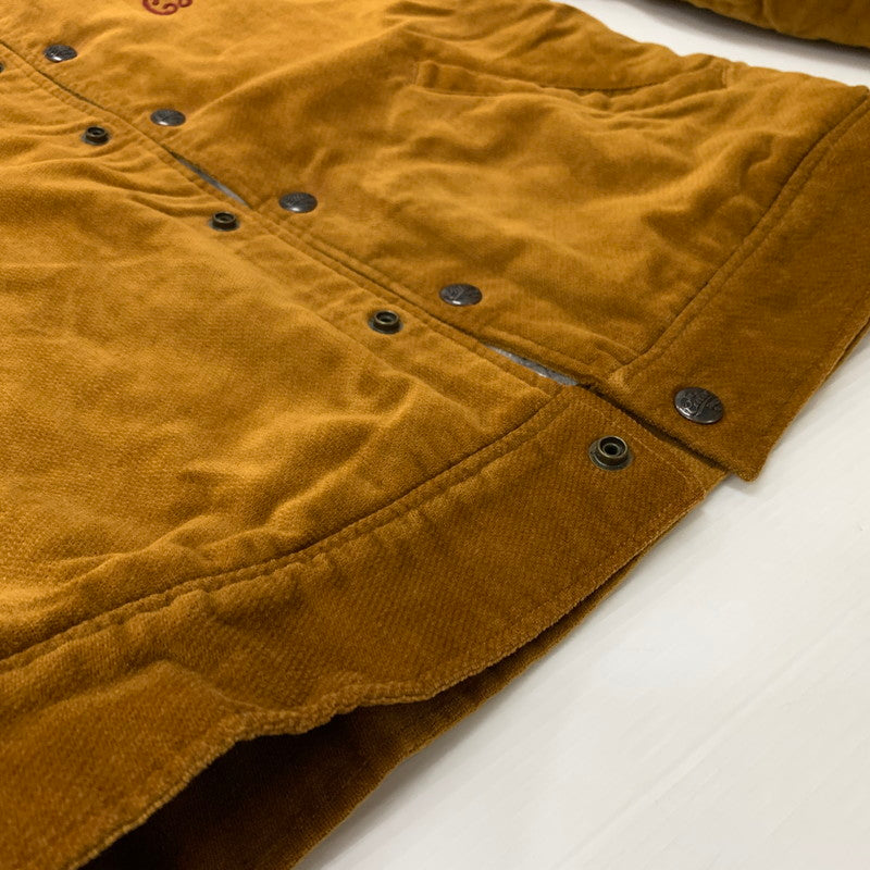 【中古品】【メンズ】 CALEE キャリー VELOUR JACKET ベロア ジャケット ライトアウター コットンジャケット 142-260410-ko-14-tei サイズ：M カラー：ブラウン 万代Net店