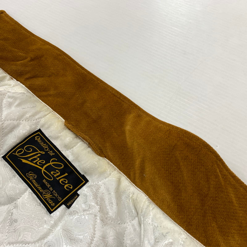 【中古品】【メンズ】 CALEE キャリー VELOUR JACKET ベロア ジャケット ライトアウター コットンジャケット 142-260410-ko-14-tei サイズ：M カラー：ブラウン 万代Net店