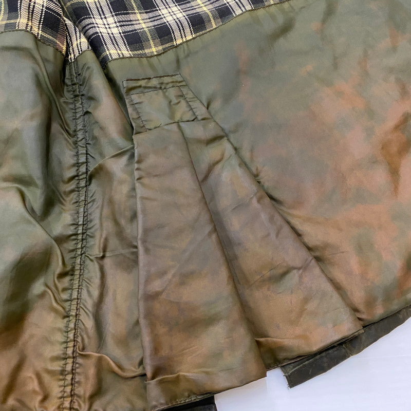 【ジャンク品】【メンズ】 Barbour バーブァー A100 BEDALE OIL JACKET 0082444 A100 ビデイル オイル ジャケット アウター 144-260410-ks-05-tei サイズ：86cm/34IN カラー：カーキ 万代Net店