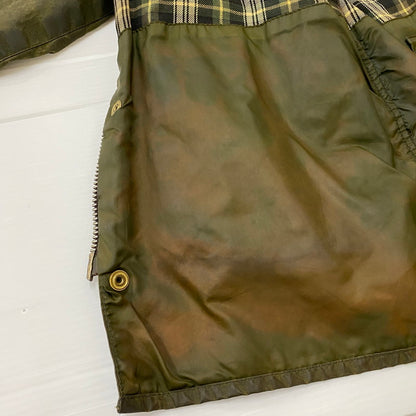 【ジャンク品】【メンズ】 Barbour バーブァー A100 BEDALE OIL JACKET 0082444 A100 ビデイル オイル ジャケット アウター 144-260410-ks-05-tei サイズ：86cm/34IN カラー：カーキ 万代Net店