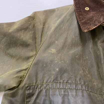 【ジャンク品】【メンズ】 Barbour バーブァー A100 BEDALE OIL JACKET 0082444 A100 ビデイル オイル ジャケット アウター 144-260410-ks-05-tei サイズ：86cm/34IN カラー：カーキ 万代Net店