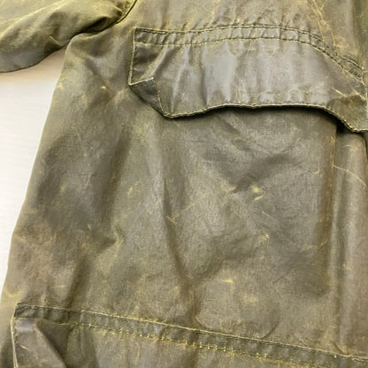 【ジャンク品】【メンズ】 Barbour バーブァー A100 BEDALE OIL JACKET 0082444 A100 ビデイル オイル ジャケット アウター 144-260410-ks-05-tei サイズ：86cm/34IN カラー：カーキ 万代Net店