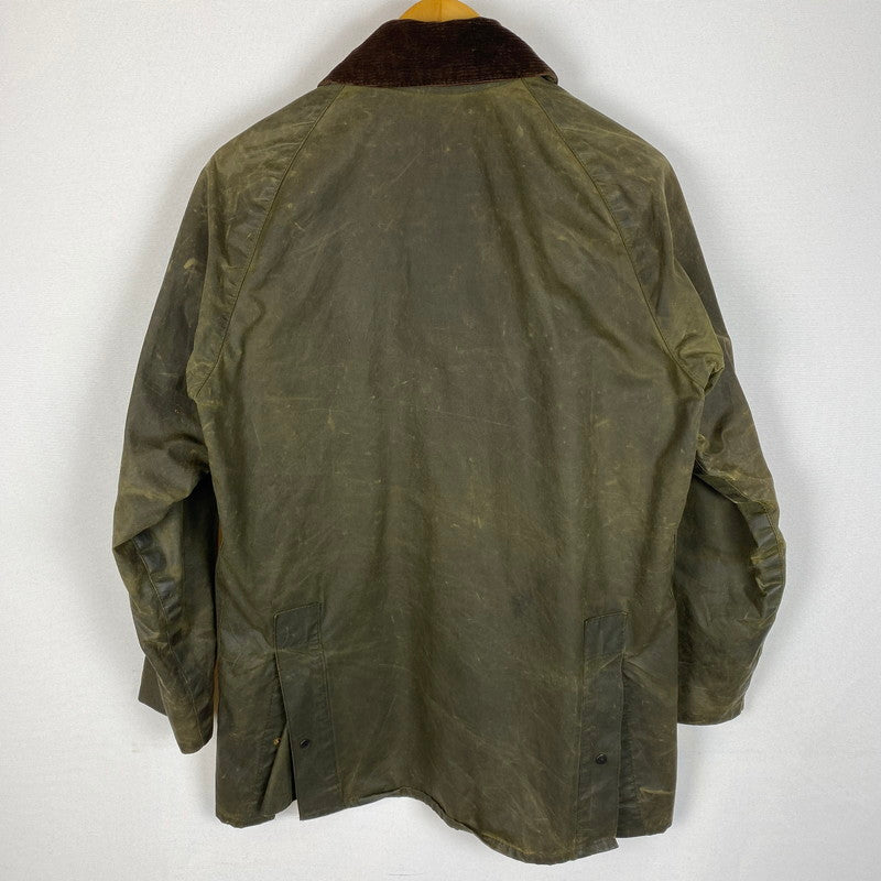 【ジャンク品】【メンズ】 Barbour バーブァー A100 BEDALE OIL JACKET 0082444 A100 ビデイル オイル ジャケット アウター 144-260410-ks-05-tei サイズ：86cm/34IN カラー：カーキ 万代Net店