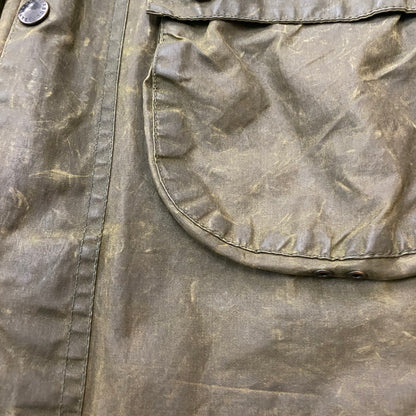 【ジャンク品】【メンズ】 Barbour バーブァー A100 BEDALE OIL JACKET 0082444 A100 ビデイル オイル ジャケット アウター 144-260410-ks-05-tei サイズ：86cm/34IN カラー：カーキ 万代Net店