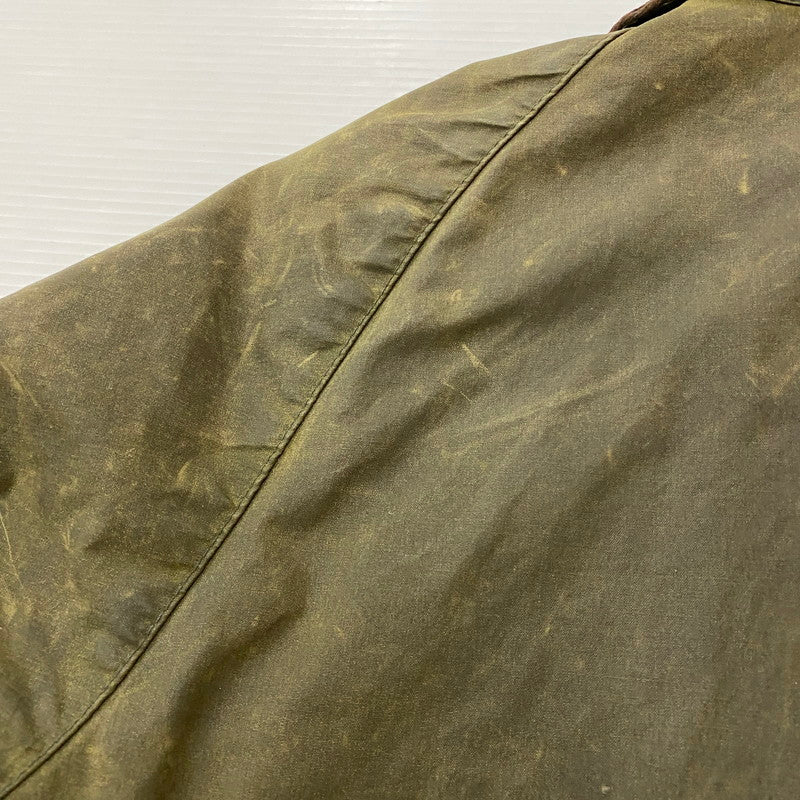 【ジャンク品】【メンズ】 Barbour バーブァー A100 BEDALE OIL JACKET 0082444 A100 ビデイル オイル ジャケット アウター 144-260410-ks-05-tei サイズ：86cm/34IN カラー：カーキ 万代Net店