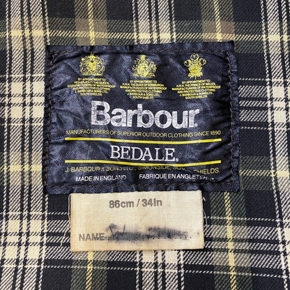 【ジャンク品】【メンズ】 Barbour バーブァー A100 BEDALE OIL JACKET 0082444 A100 ビデイル オイル ジャケット アウター 144-260410-ks-05-tei サイズ：86cm/34IN カラー：カーキ 万代Net店