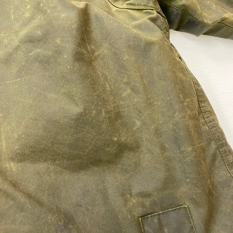 【ジャンク品】【メンズ】 Barbour バーブァー A100 BEDALE OIL JACKET 0082444 A100 ビデイル オイル ジャケット アウター 144-260410-ks-05-tei サイズ：86cm/34IN カラー：カーキ 万代Net店