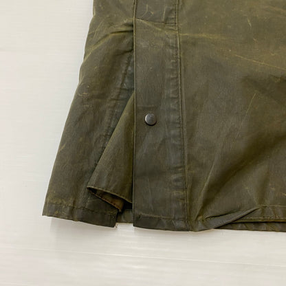 【ジャンク品】【メンズ】 Barbour バーブァー A100 BEDALE OIL JACKET 0082444 A100 ビデイル オイル ジャケット アウター 144-260410-ks-05-tei サイズ：86cm/34IN カラー：カーキ 万代Net店