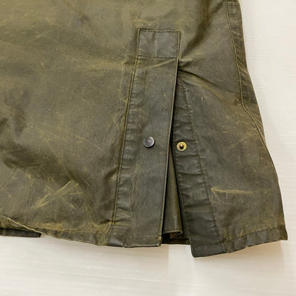 【ジャンク品】【メンズ】 Barbour バーブァー A100 BEDALE OIL JACKET 0082444 A100 ビデイル オイル ジャケット アウター 144-260410-ks-05-tei サイズ：86cm/34IN カラー：カーキ 万代Net店