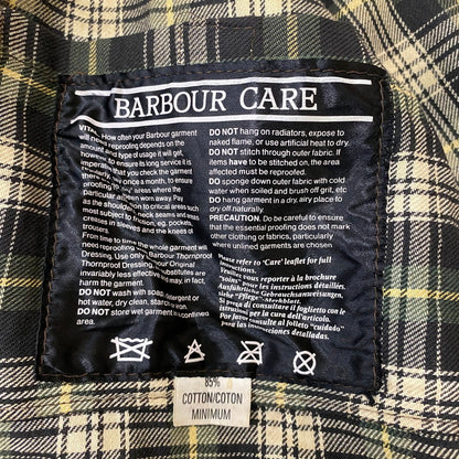【ジャンク品】【メンズ】 Barbour バーブァー A100 BEDALE OIL JACKET 0082444 A100 ビデイル オイル ジャケット アウター 144-260410-ks-05-tei サイズ：86cm/34IN カラー：カーキ 万代Net店