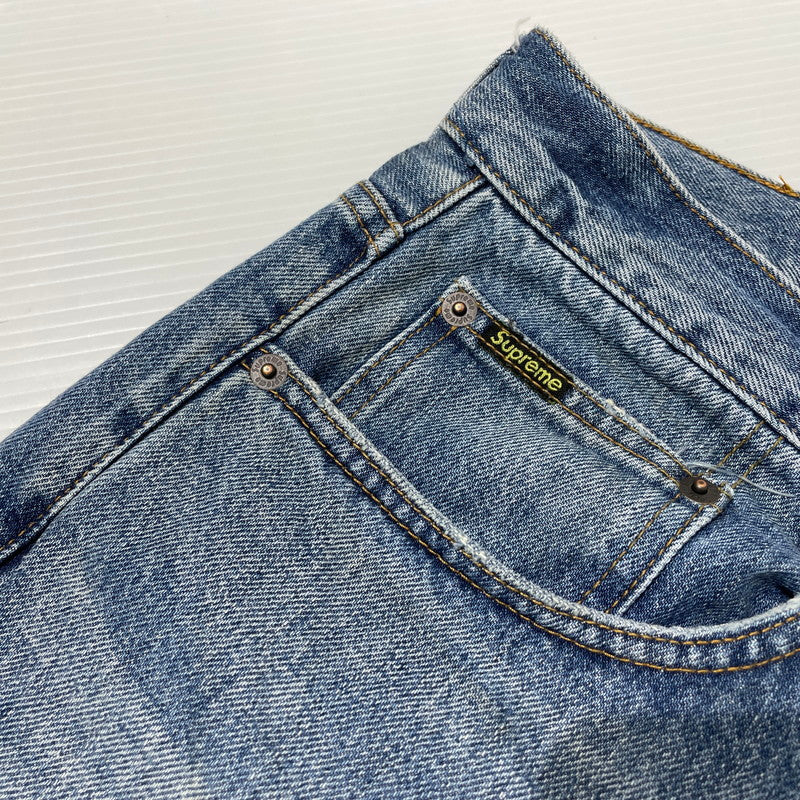 【中古品】【メンズ】 24AW DISTRESSED LOOSE FIT SELVEDGE JEAN "WASHED INDIGO" ディストレスド ルーズフィット セルビッジ ジーン ボトムス デニムパンツ 149-260408-yo-10-fuzh サイズ：34 カラー：Washed Indigo 万代Net店
