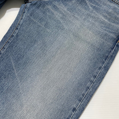 【中古品】【メンズ】 24AW DISTRESSED LOOSE FIT SELVEDGE JEAN "WASHED INDIGO" ディストレスド ルーズフィット セルビッジ ジーン ボトムス デニムパンツ 149-260408-yo-10-fuzh サイズ：34 カラー：Washed Indigo 万代Net店