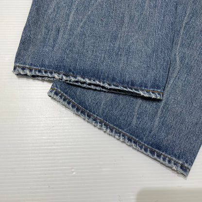 【中古品】【メンズ】 24AW DISTRESSED LOOSE FIT SELVEDGE JEAN "WASHED INDIGO" ディストレスド ルーズフィット セルビッジ ジーン ボトムス デニムパンツ 149-260408-yo-10-fuzh サイズ：34 カラー：Washed Indigo 万代Net店
