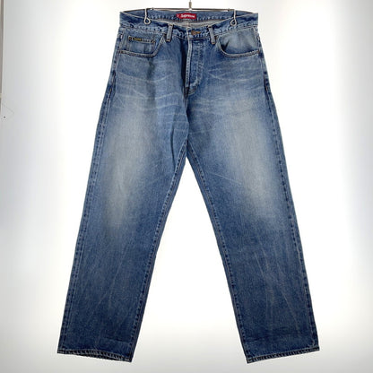 【中古品】【メンズ】 24AW DISTRESSED LOOSE FIT SELVEDGE JEAN "WASHED INDIGO" ディストレスド ルーズフィット セルビッジ ジーン ボトムス デニムパンツ 149-260408-yo-10-fuzh サイズ：34 カラー：Washed Indigo 万代Net店