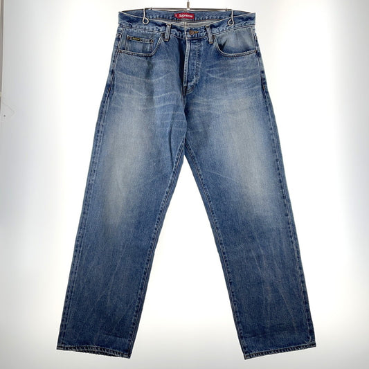 【中古品】【メンズ】 24AW DISTRESSED LOOSE FIT SELVEDGE JEAN "WASHED INDIGO" ディストレスド ルーズフィット セルビッジ ジーン ボトムス デニムパンツ 149-260408-yo-10-fuzh サイズ：34 カラー：Washed Indigo 万代Net店