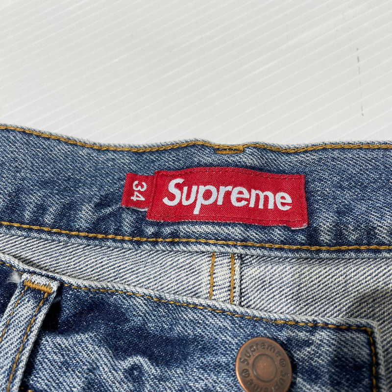 【中古品】【メンズ】 24AW DISTRESSED LOOSE FIT SELVEDGE JEAN "WASHED INDIGO" ディストレスド ルーズフィット セルビッジ ジーン ボトムス デニムパンツ 149-260408-yo-10-fuzh サイズ：34 カラー：Washed Indigo 万代Net店