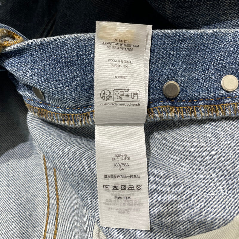 【中古品】【メンズ】 24AW DISTRESSED LOOSE FIT SELVEDGE JEAN "WASHED INDIGO" ディストレスド ルーズフィット セルビッジ ジーン ボトムス デニムパンツ 149-260408-yo-10-fuzh サイズ：34 カラー：Washed Indigo 万代Net店