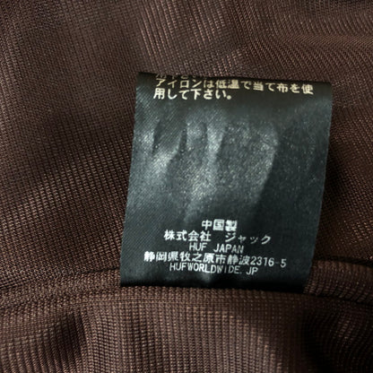 【中古品】【メンズ】 HUF ハフ SET H COACHES JACKET JK00390 セット エイチ コーチ ジャケット アウター 142-260702-sa-19-tei サイズ：XXL カラー：ボルドー 万代Net店