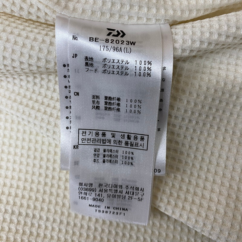 【中古品】【メンズ】 DAIWA PIER39 ダイワ ピアサーティナイン TECH HOODED WORK SHIRTS BE-82023W テック フーデッド ワークシャツ 長袖 トップス 144-260415-ks-07-tei サイズ：L カラー：ホワイト 万代Net店